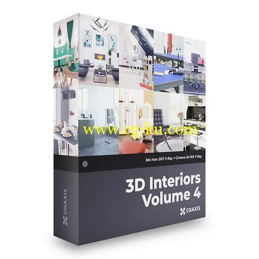 CGAxis – 3D Interiors Collection Volume 4的图片1