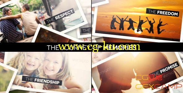 AE模板－旅游回忆照片展示 VideoHive The Journey of Memories的图片1