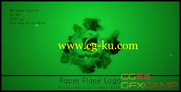 AE模板-纸飞机飞翔水墨Logo展示 VideoHive Paper Planes的图片1