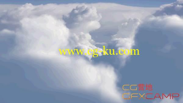 C4D TFD制作真实云层教程 Creating Realistic Clouds in Cinema 4D Using TFD的图片1