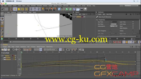 C4D摄像机动画教程 Lynda – Camera Animation with CINEMA 4D的图片1