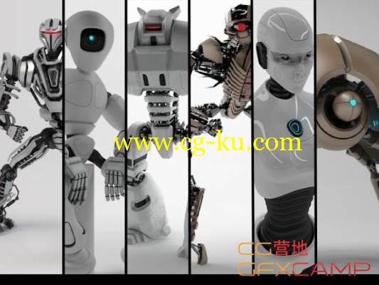 智能机器人3D模型 Turbosquid Robots Collection 16的图片1