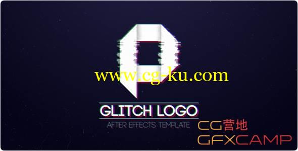 AE模板-计算机打字像素噪点信号损坏Logo文字展示 VideoHive Glitch Logo的图片1