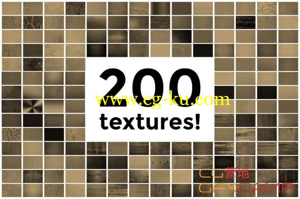 200个纹理材质贴图背景图片素材包 CreativeMarket – 200 Textures Backgrounds Pack 1的图片1