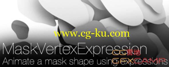 AE路径遮罩表达式控制脚本 Aescripts Mask Vertex Expression V3.0的图片1