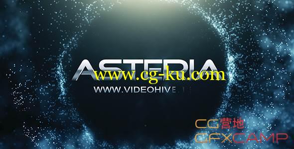 AE模板-粒子隧道空间穿梭震撼Logo文字展示 VideoHive Cinematic Vortex Logo的图片1