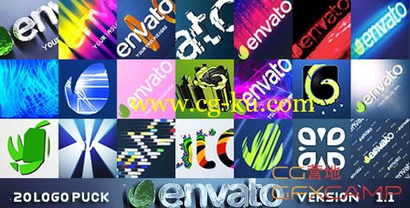 AE模板-Logo文字特效展示合集包 VideoHive 20 Logo Pack v1.1的图片1