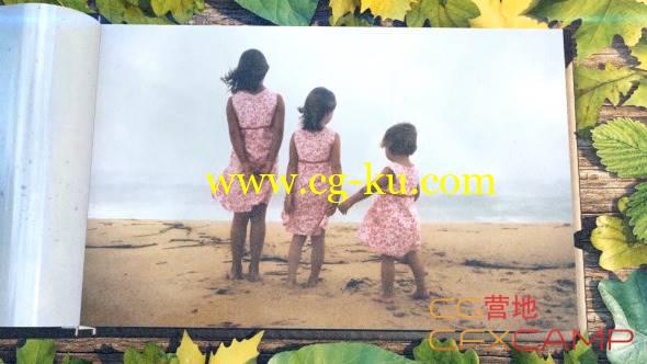 AE模板-翻书相册照片展示 VideoHive Pages of Summer的图片1