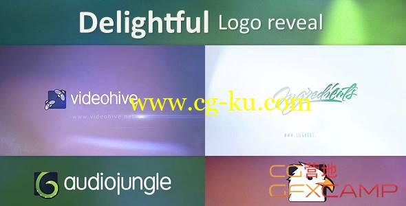 AE模板-浪漫朦胧漏光Logo文字展示 VideoHive Delightful Logo Reveal的图片1