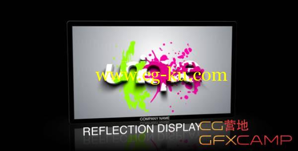 AE模板-干净地面反射显示器照片视频展示 VideoHive Reflection Display的图片1
