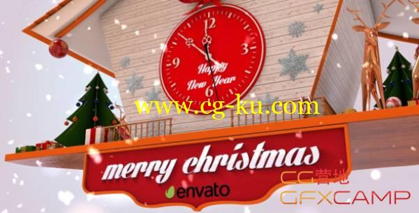 AE模板-圣诞节时钟介绍2015倒计时 VideoHive Christmas Cuckoo Clock的图片1