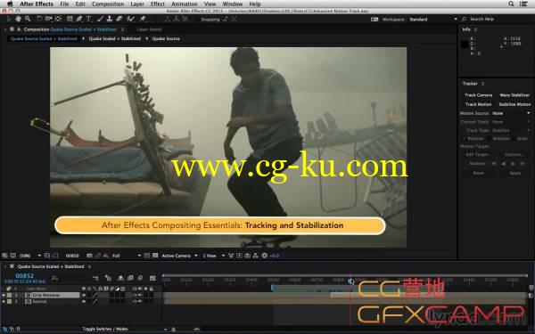 AE后期特效合成教程 Lynda – After Effects Compositing Essentials：Introduction and Key Concepts的图片1
