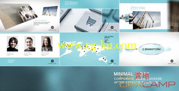 AE模板-公司企业商品促销展示栏目包装 Minimal Corp - Corporate Video Package的图片1