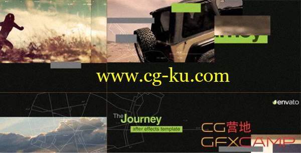 AE模板-旅游运动路线视频开场 The Journey的图片1