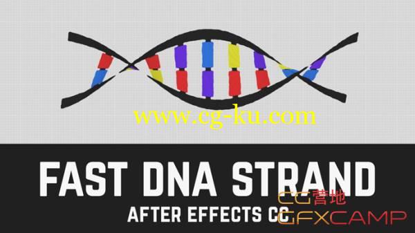 扁平化DNA旋转MG动画AE教程 After Effects How to Quickly Create a DNA Strand Tutorial的图片1