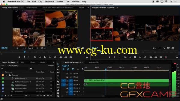 Pr多机位镜头剪辑教程 Pluralsight - Multicam Editing in Adobe Premiere Pro CC的图片1