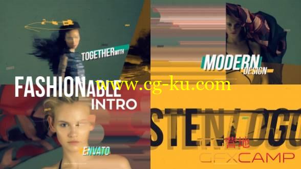 AE模板-时尚模特创意文字图片视频片头 Fashionable Intro的图片1