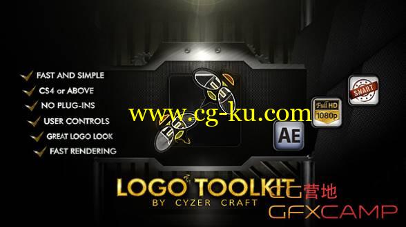 AE模板-游戏机械Logo展示介绍开场 Descriptive Logo Toolkit - Hi-tech Packshot的图片1