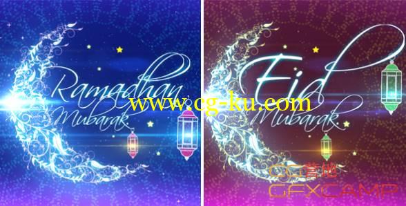 AE模板-阿拉伯斋月片头Logo开场 Ramadhan&Eid的图片1