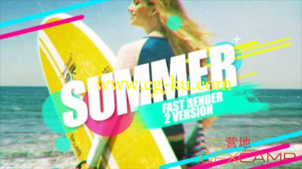 AE模板-夏天青春活力旅游时尚海边视频开场 Summer Openers的图片1