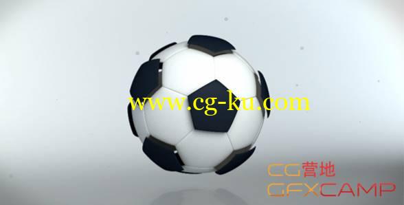AE模板-三维足球Logo开场 Sport Logo Reveler (Football)的图片1