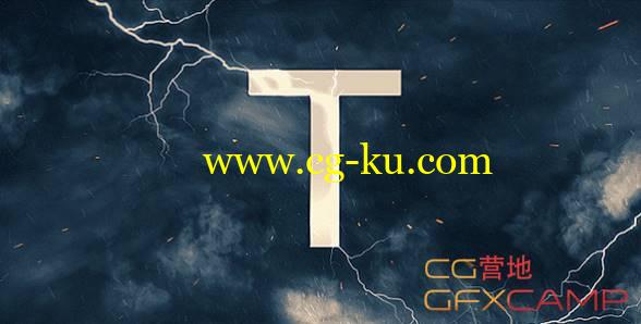AE模板-暴风雨雷电文字破碎大气震撼字幕开场 ThunderStorm的图片1