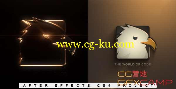 AE模板-光线描边扫光大气Logo展示 Elegant Glossy Edge Reveal的图片1