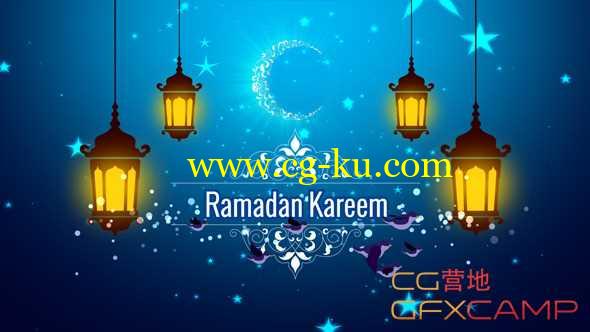 AE模板-斋月清新风格包装片头 Ramadan Kareem的图片1