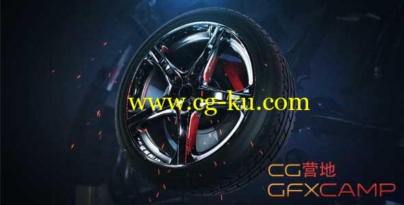 AE模板-汽车轮胎变形组合3D Logo展示 Car Reveal的图片1