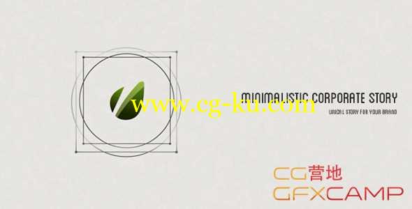 AE模板-点线绘制创意MG动画叙事片头 Minimalistic Corporate Story的图片1
