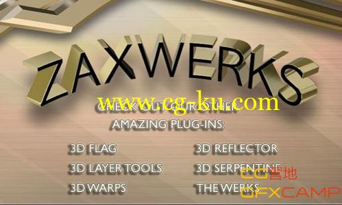 Zaxwerks 3D For AE CS4-CC Win/Mac的图片1