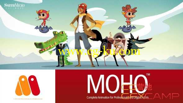 二维卡通动画制作软件 Smith Micro Moho (Anime Studio) Pro v12.1 Build Win/Mac破解版的图片1