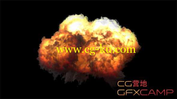 爆炸烟雾火焰高清视频素材(含透明通道) Explosion的图片1