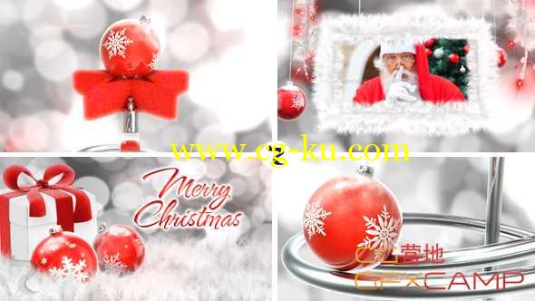 AE模板-圣诞节片头包装动画 Stylized Christmas Pack的图片1