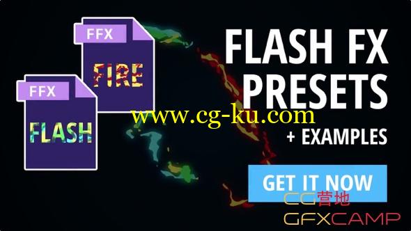 火焰闪电电流路径动画AE预设 Flash FX Presets的图片1