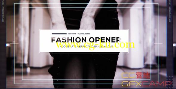 AE模板-时尚模特分屏展示片头 Fashion Opener的图片1