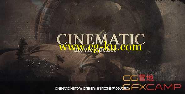 AE模板-水墨遮罩历史纪录片片头 Cinematic History的图片1