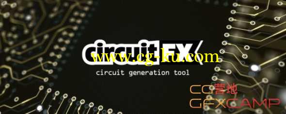 科技感电路板电流路线AE脚本 Aescripts circuitFX V1.0的图片1