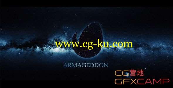 AE模板-地球爆炸破碎Logo动画 Armageddon的图片1