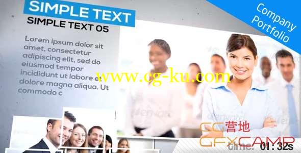 AE模板-公司信息介绍包装片头 Company Portfolio的图片1