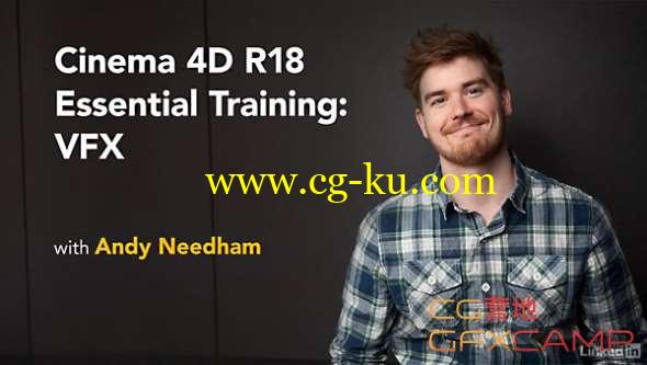 跟踪反求摄像机投射特效C4D教程 Lynda – CINEMA 4D R18 Essential Training: VFX的图片1