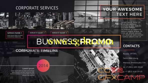 AE模板-商务企业公司包装宣传片 Business Promo的图片1