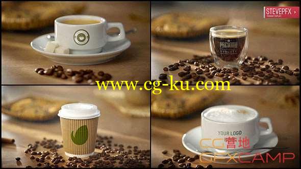 AE模板-咖啡商品介绍宣传包装片头 Coffee AE Mockup Espresso Americano Cappuccino Coffee to Go的图片1