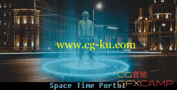 空间光效传送门高清视频素材 Space - Time Portal的图片1