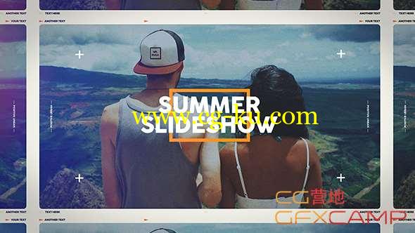 AE模板-夏天旅游视频展示片头 Summer Slideshow的图片1
