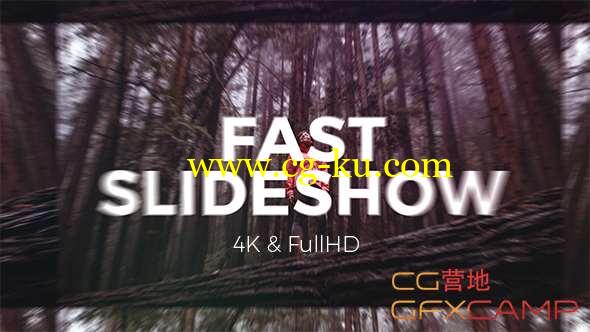 AE模板-简洁快速图片展示 Fast Slideshow的图片1