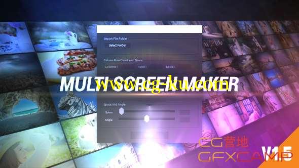 AE模板-视频照片墙制作工具包 Multi Video Screen Maker Auto的图片1