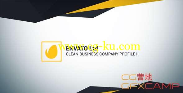 AE模板-简洁公司企业商务信息介绍包装 Clean Business Company Profile II的图片1