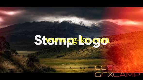 AE模板-简短快闪文字图片展示 Stomp Logo的图片1