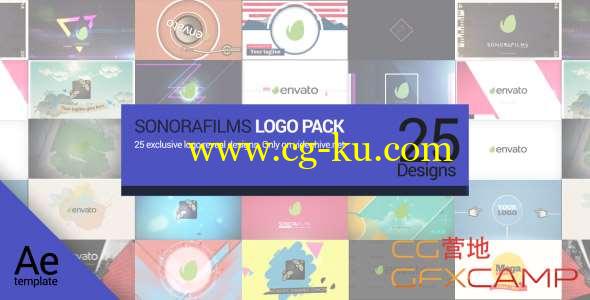 AE模板-25组片头Logo动画展示 Sonorafilms Logo Pack的图片1